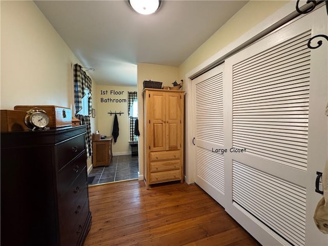 44 Bloom St, Butternuts, NY 13776 - corridor with dark wood finished floors