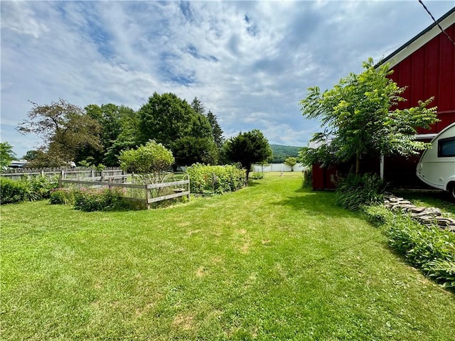 44 Bloom St, Butternuts, NY 13776 - view of yard featuring a vegetable garden