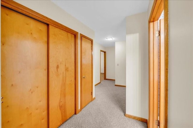 12 Sunset Dr, Afton, NY 13730 - hall with light carpet and baseboards