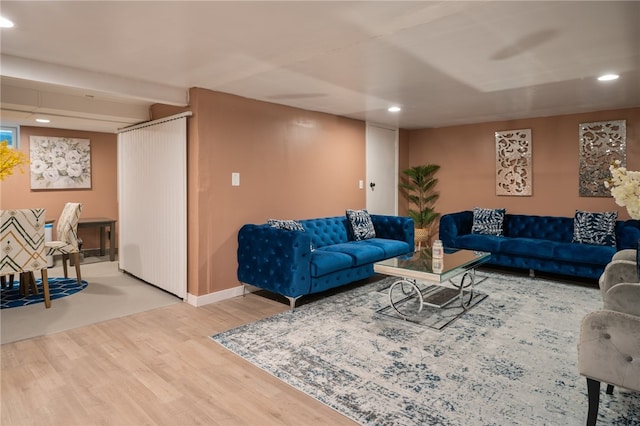 34 Stonewall Ct, Greece, NY 14615 - living area with wood finished floors and recessed lighting