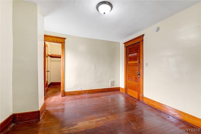2239 Willow Ave, Niagara Falls, NY 14305 - empty room with wood finished floors and a smoke detector