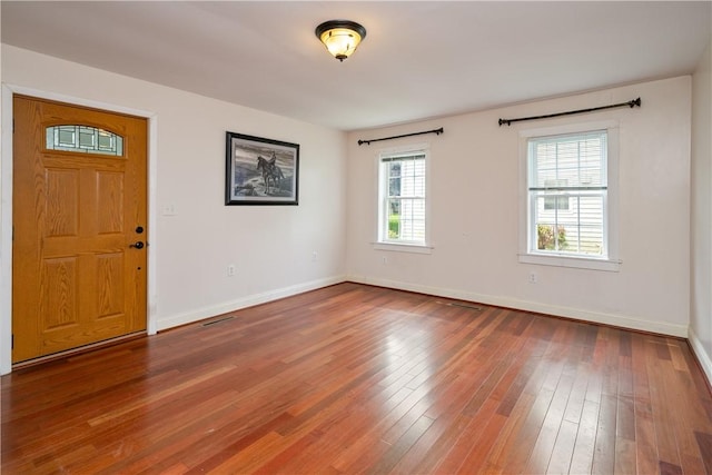 11 Walnut St, Phelps, NY 14533 - entryway with hardwood / wood-style flooring and baseboards