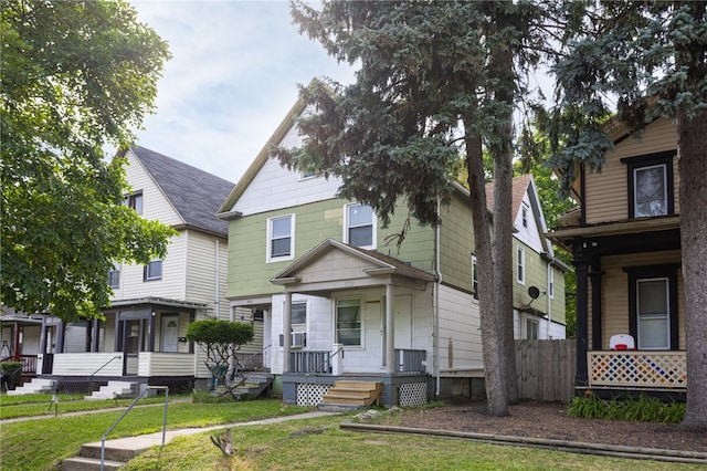 900-902 S Plymouth Ave, Rochester, NY 14608 - view of front facade with covered porch