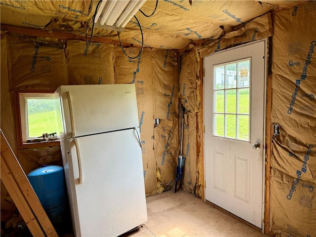 1796 Gladstone Hollow Rd, Andes, NY 13731 - kitchen with freestanding refrigerator