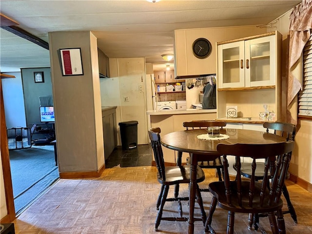 1796 Gladstone Hollow Rd, Andes, NY 13731 - dining room with washer / clothes dryer and baseboards