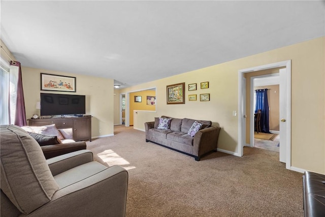 120 Furlong Rd, Brighton, NY 14623 - living room featuring carpet flooring and baseboards