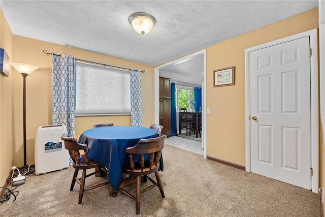 120 Furlong Rd, Brighton, NY 14623 - dining space with a textured ceiling and carpet flooring