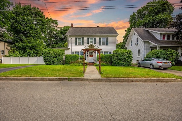 917 W Gray St, Elmira, NY 14905 - colonial house featuring a chimney