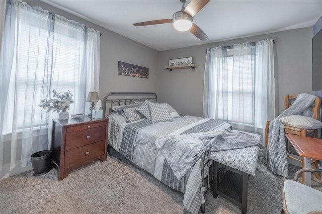 917 W Gray St, Elmira, NY 14905 - bedroom featuring light colored carpet and a ceiling fan