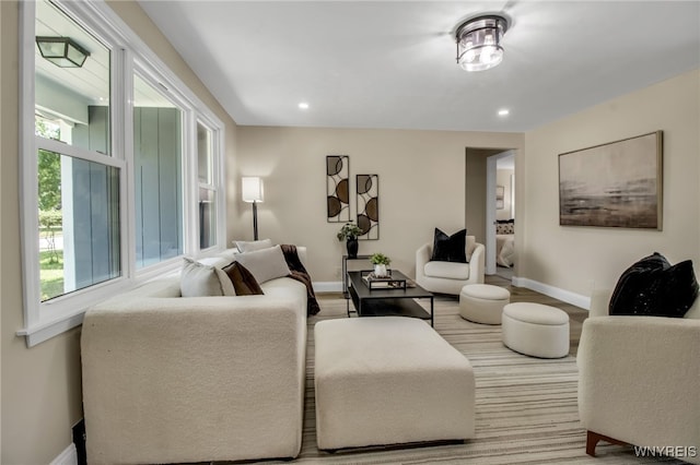 101 Kurtz Ave, Lancaster, NY 14086 - living area with recessed lighting and light wood-style floors