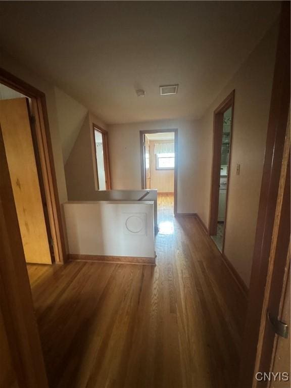 124 N Way, Camillus, NY 13031 - hall with wood finished floors and baseboards