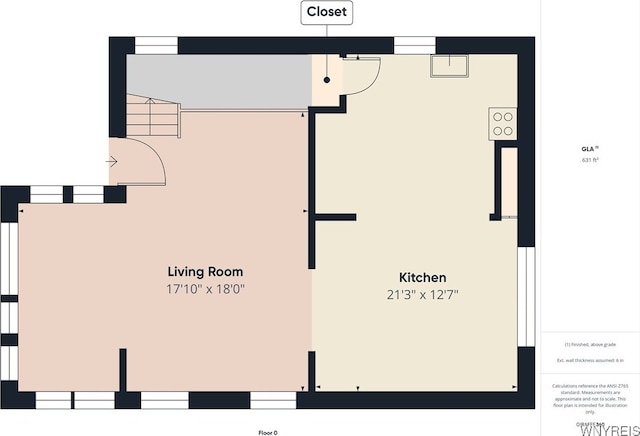 125 Phyllis Ave, Buffalo, NY 14215 - view of room layout