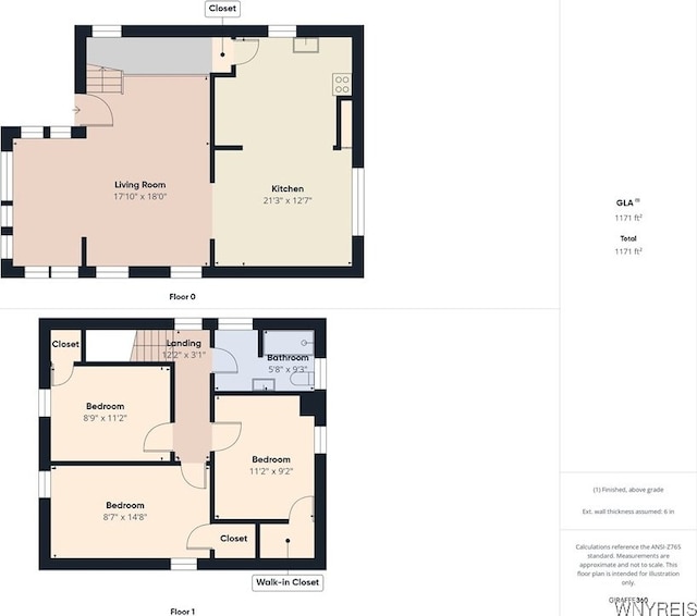 125 Phyllis Ave, Buffalo, NY 14215 - view of floor plan / room layout