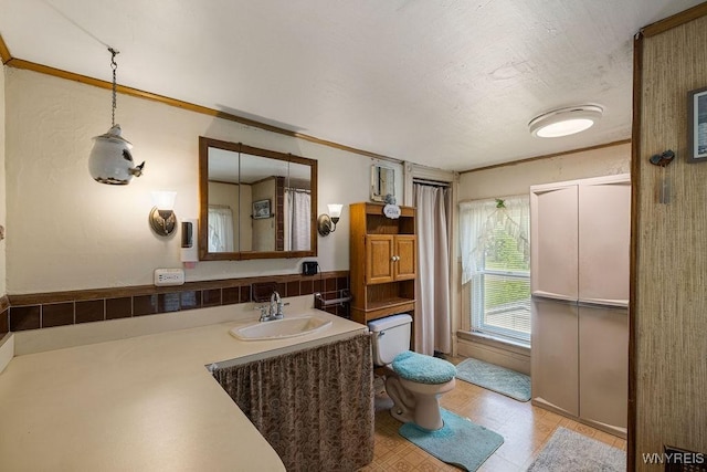 19 Reed St, Lockport City, NY 14094 - bathroom with toilet and vanity