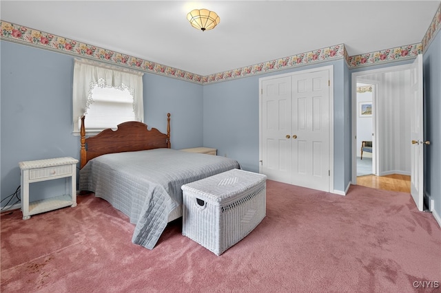 7569 Northfield Ln, Manlius, NY 13104 - carpeted bedroom with a closet