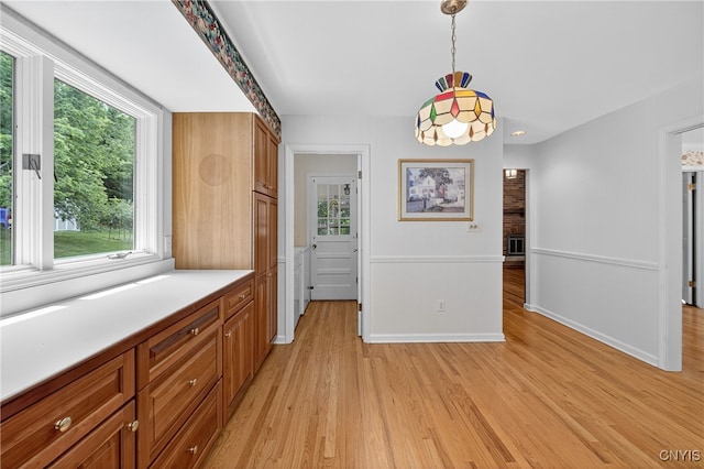 7569 Northfield Ln, Manlius, NY 13104 - hallway featuring light wood finished floors and baseboards