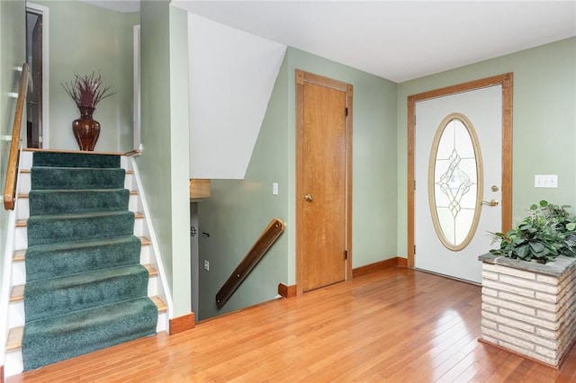 17 Francine Dr, Gates, NY 14606 - entryway with wood finished floors and stairway