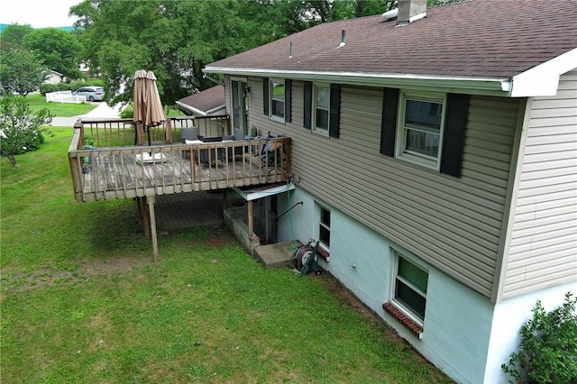 3 Willow Dr, Erwin, NY 14870 - deck with a lawn