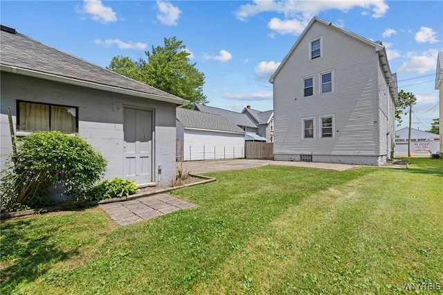 2469 Seneca St, West Seneca, NY 14210 - view of yard with a patio area and a garage