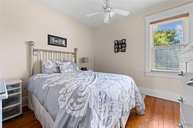 2469 Seneca St, West Seneca, NY 14210 - bedroom featuring wood-type flooring and a ceiling fan