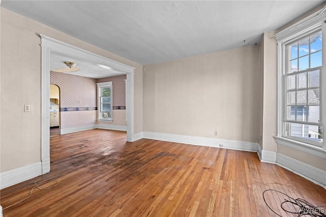 2469 Seneca St, West Seneca, NY 14210 - empty room with hardwood / wood-style floors and healthy amount of natural light