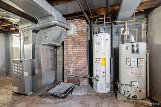 2469 Seneca St, West Seneca, NY 14210 - utility room featuring gas water heater