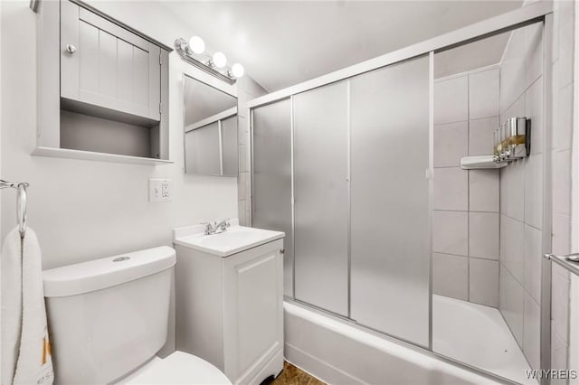 159 Beale Ave, Cheektowaga, NY 14225 - bathroom featuring bath / shower combo with glass door and vanity
