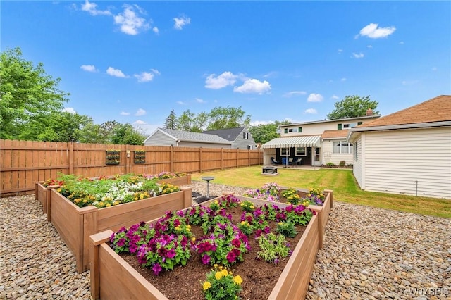 159 Beale Ave, Cheektowaga, NY 14225 - fenced yard featuring a garden