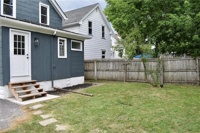 360 Ellison St, Rochester, NY 14609 - view of yard with entry steps
