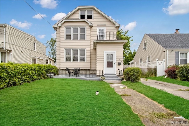 153 Hinman Ave, Buffalo, NY 14216 - view of front of house with a balcony