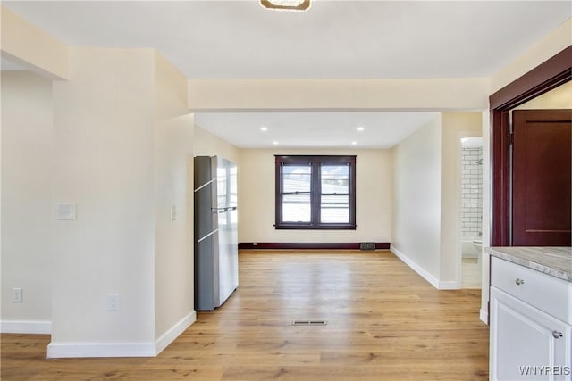 153 Hinman Ave, Buffalo, NY 14216 - foyer with light wood-style floors and recessed lighting
