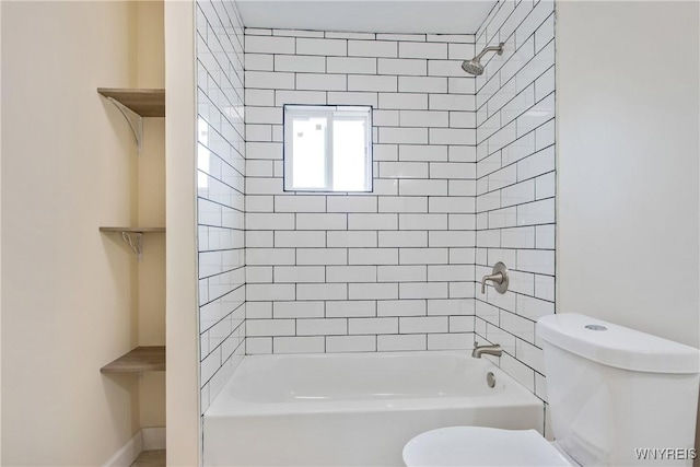 153 Hinman Ave, Buffalo, NY 14216 - bathroom featuring bathtub / shower combination and toilet