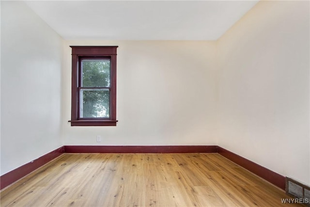 153 Hinman Ave, Buffalo, NY 14216 - empty room featuring baseboards and light wood-type flooring