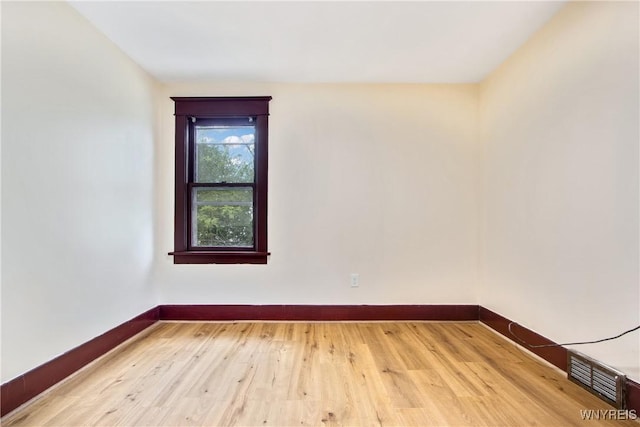 153 Hinman Ave, Buffalo, NY 14216 - empty room featuring baseboards and light wood-style flooring