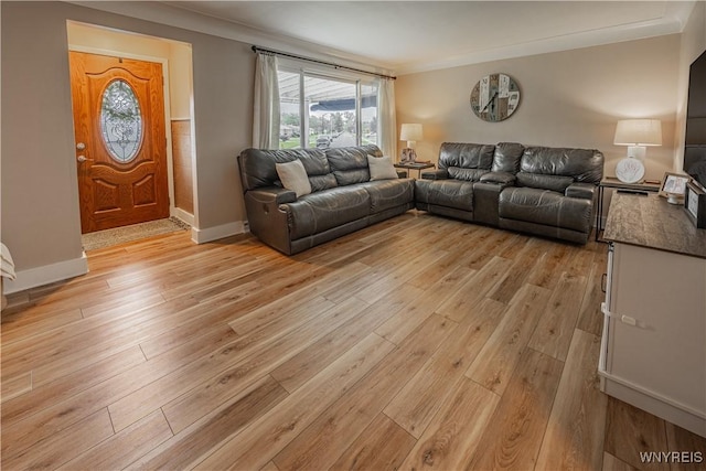 24 Ceil Dr, Cheektowaga, NY 14227 - living area with light wood-type flooring and baseboards