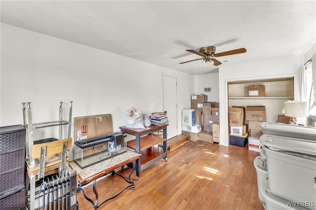 302 Midland Ave, Tonawanda, NY 14223 - office space with a ceiling fan and light wood finished floors