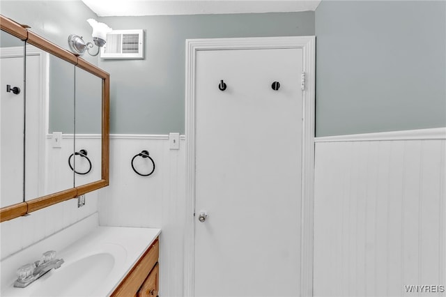 302 Midland Ave, Tonawanda, NY 14223 - bathroom with a wainscoted wall and vanity