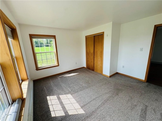 3370 Hicks Rd, Scipio, NY 13118 - unfurnished bedroom with carpet floors and a closet
