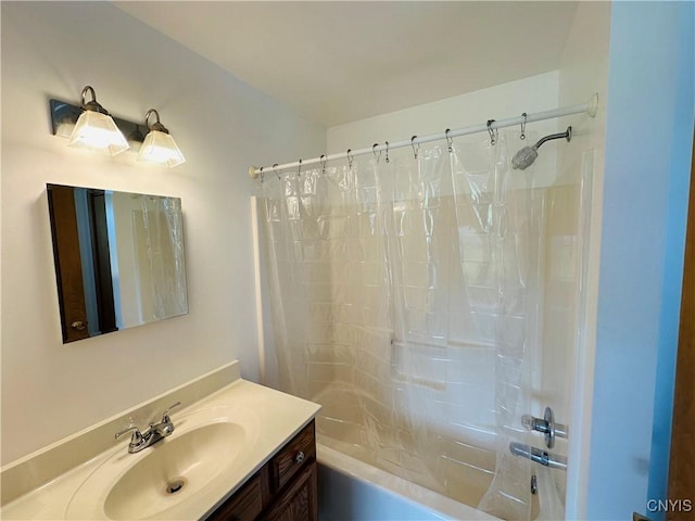3370 Hicks Rd, Scipio, NY 13118 - full bath with vanity and shower / bath combo