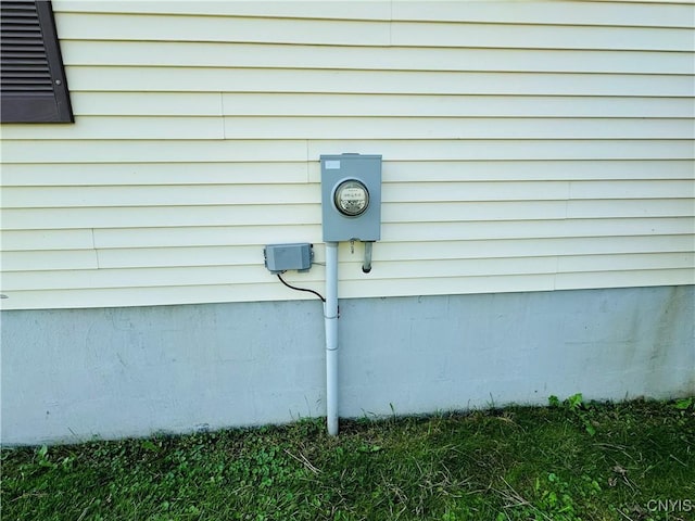 3370 Hicks Rd, Scipio, NY 13118 - exterior view of electric meter
