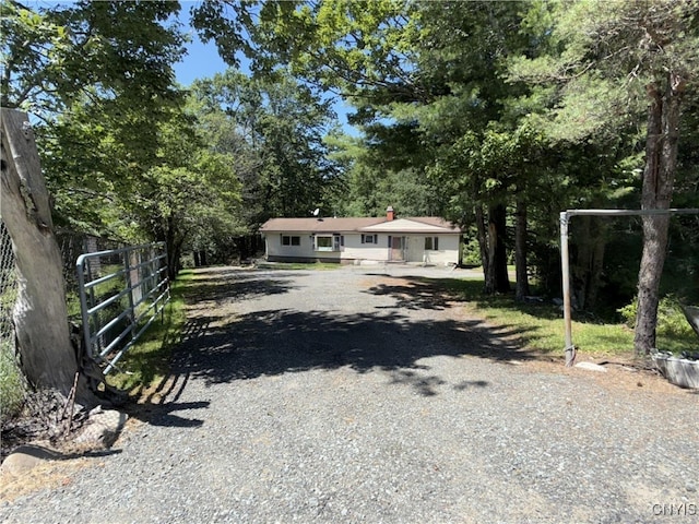 209 Lackawack Hill Rd, Wawarsing, NY 12458 - view of front of home with gravel driveway