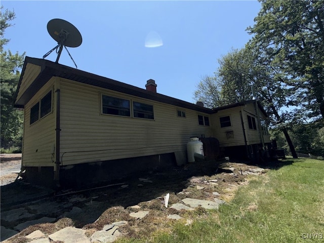 209 Lackawack Hill Rd, Wawarsing, NY 12458 - back of property featuring a chimney