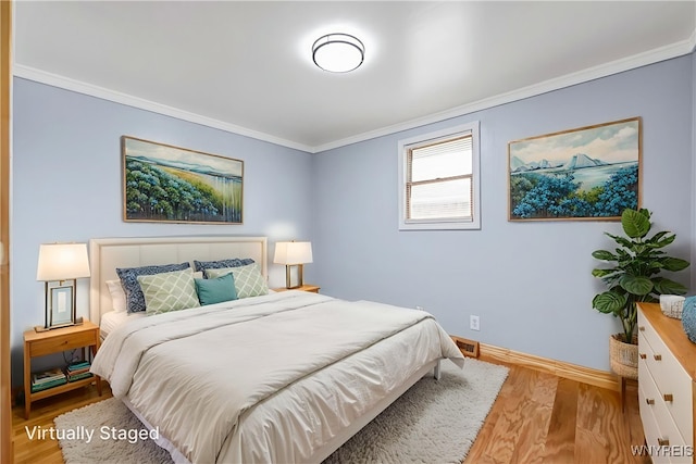 41 Dennis Ln, Cheektowaga, NY 14227 - bedroom with crown molding and wood finished floors