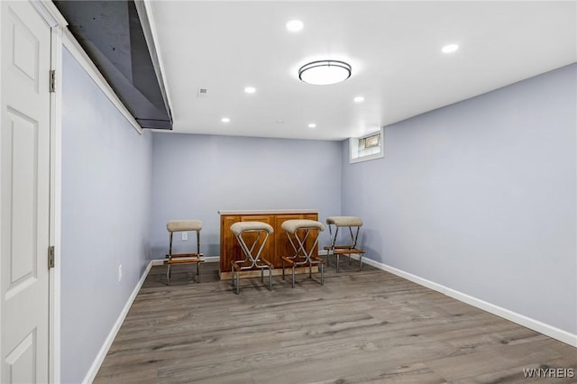 41 Dennis Ln, Cheektowaga, NY 14227 - dining area with recessed lighting and wood finished floors