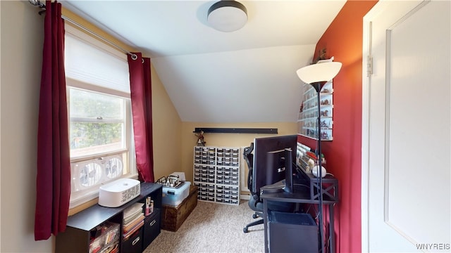 78 Heather Rd, Cheektowaga, NY 14225 - office space with carpet and lofted ceiling