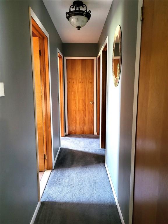 138 Dingman Hill Rd, Bainbridge, NY 13733 - corridor with carpet and baseboards