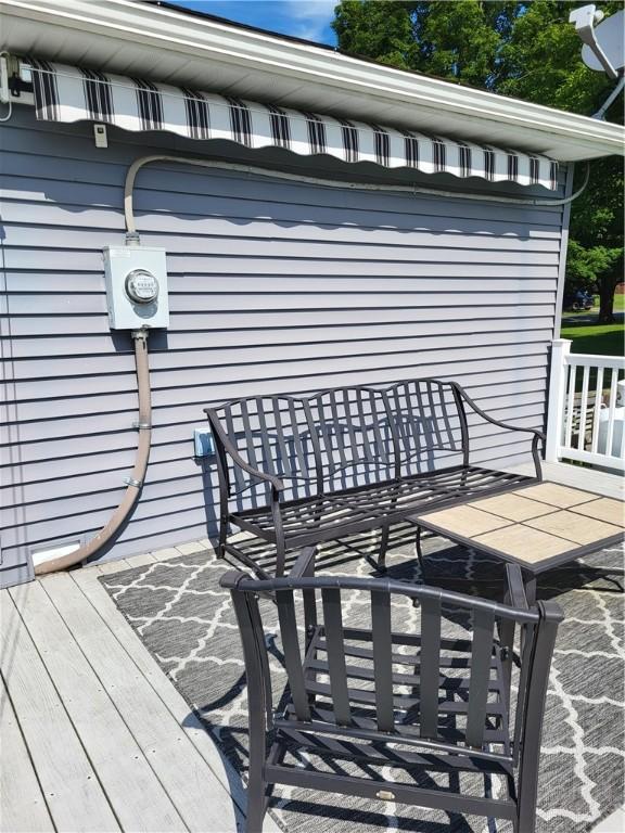 138 Dingman Hill Rd, Bainbridge, NY 13733 - view of wooden deck