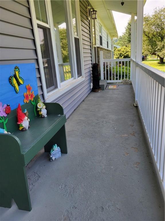 138 Dingman Hill Rd, Bainbridge, NY 13733 - view of covered porch