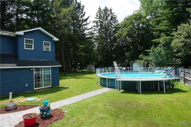 7545 River Rd, Lysander, NY 13027 - view of yard with a shed and view of scattered trees