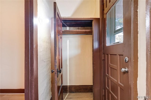146 Longnecker St, Buffalo, NY 14206 - hall featuring wood finished floors